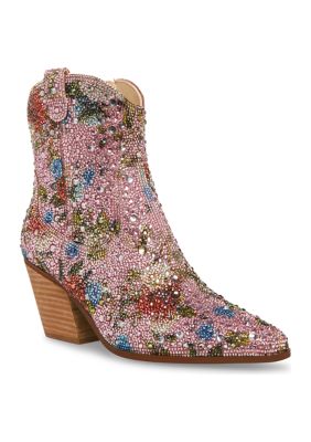 Betsey Johnson Divaf Rhinestone Boots | belk