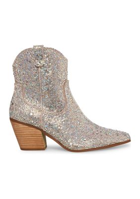 Betsey Johnson SB-DIVA ウエスタンブーツ 全2色 Sb-Divaf Dressy Boots - Floral Multi - GLITTER FASHION
