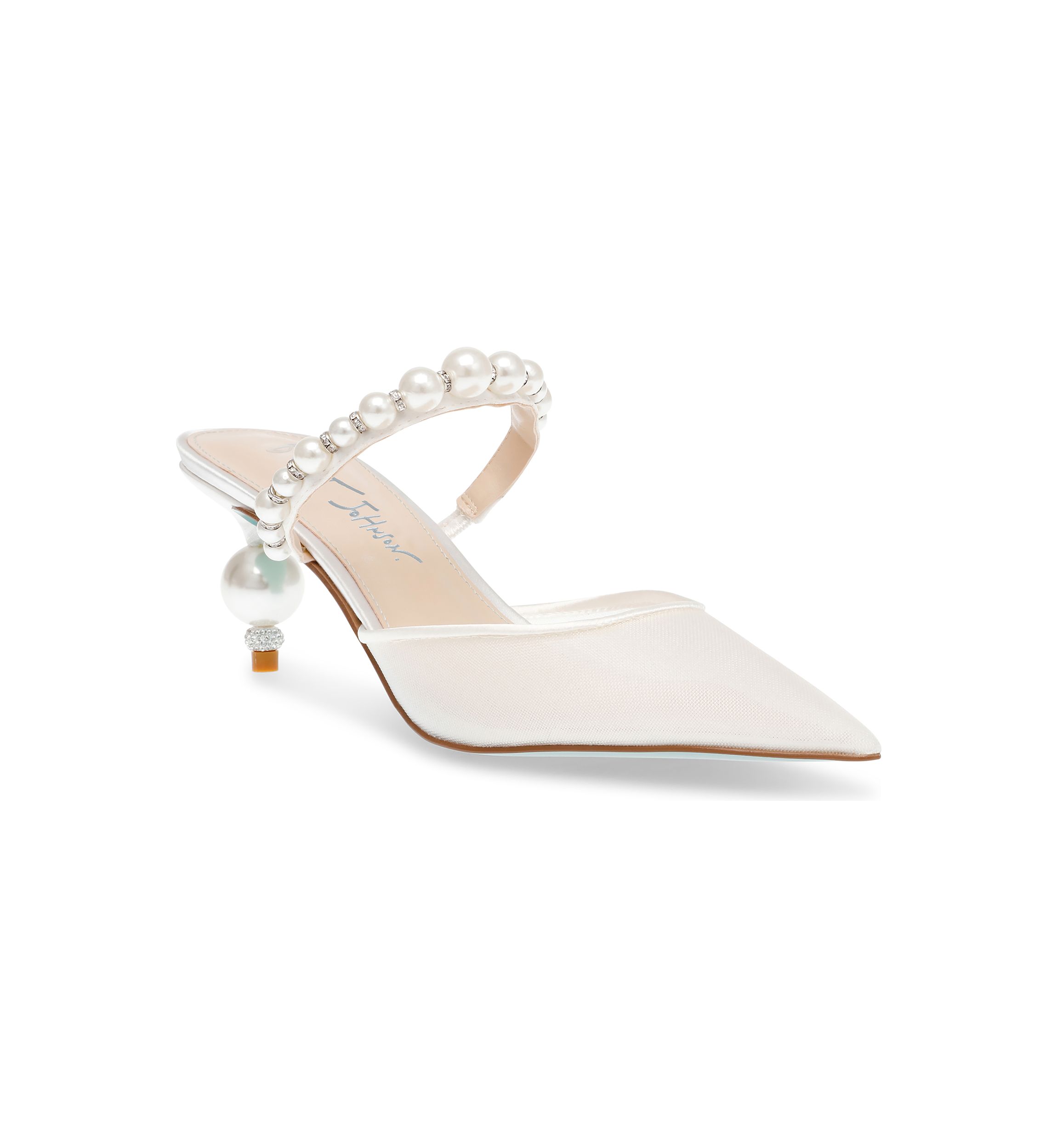 Evey Pointed Toe Mesh Heels