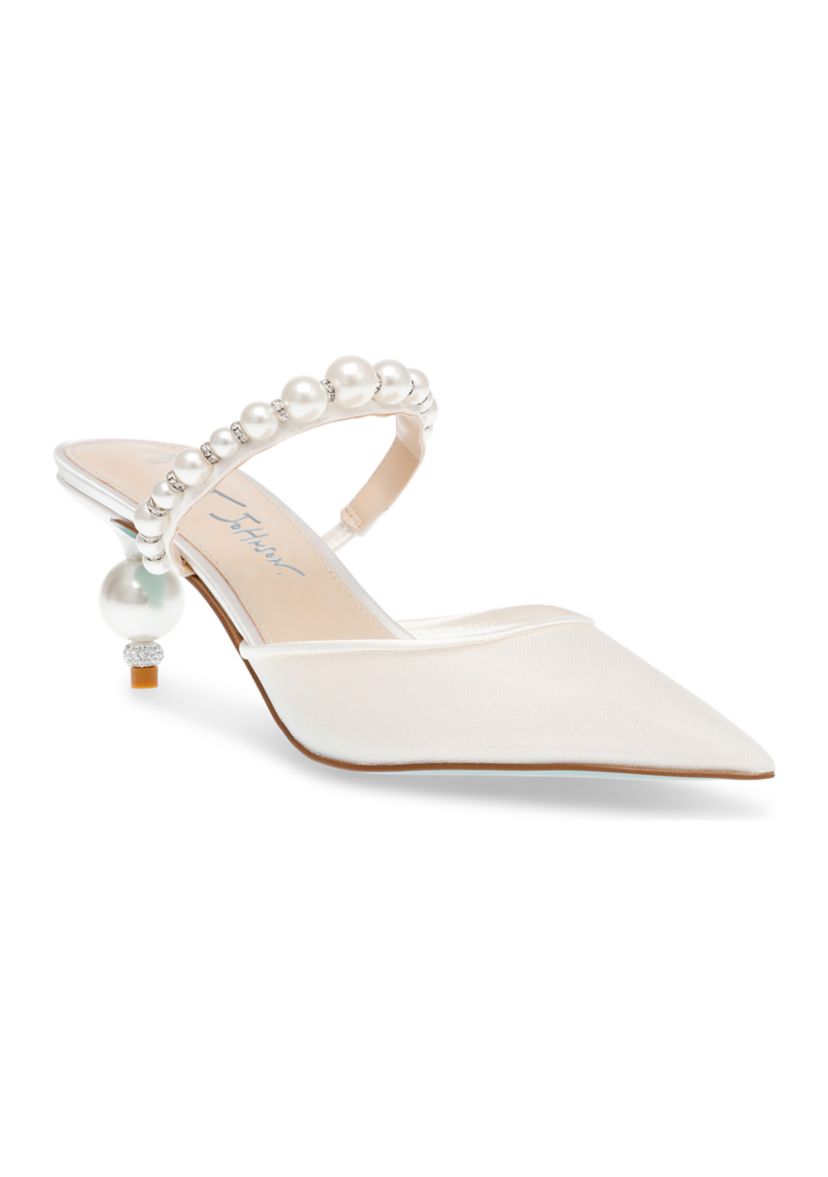 Evey Pointed Toe Mesh Heels