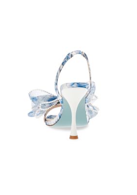 Fawn Pearl Bow Sandals