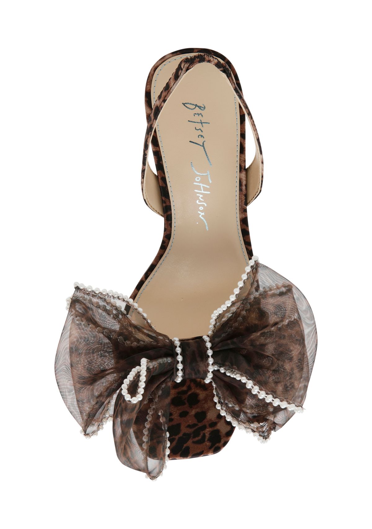Fawn Pearl Bow Sandals