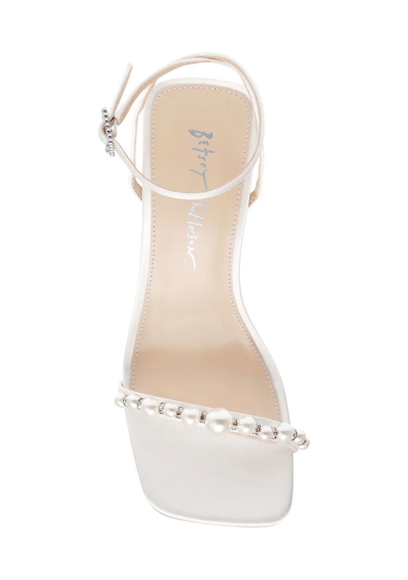 Jacy Pearl Heeled Sandals