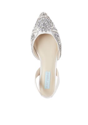 Blue by Betsey Johnson Womens Sb-Molly Pointed Toe Flat