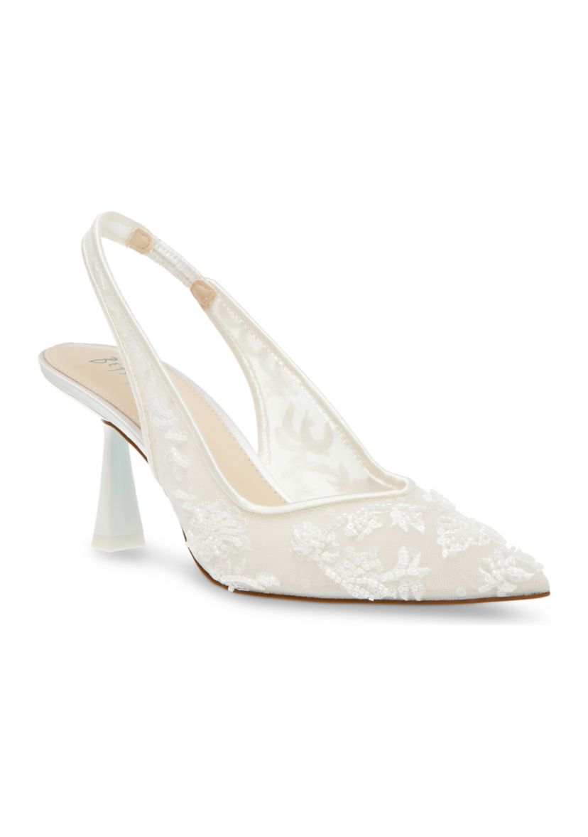 Nikki Embellished Slingback Pumps