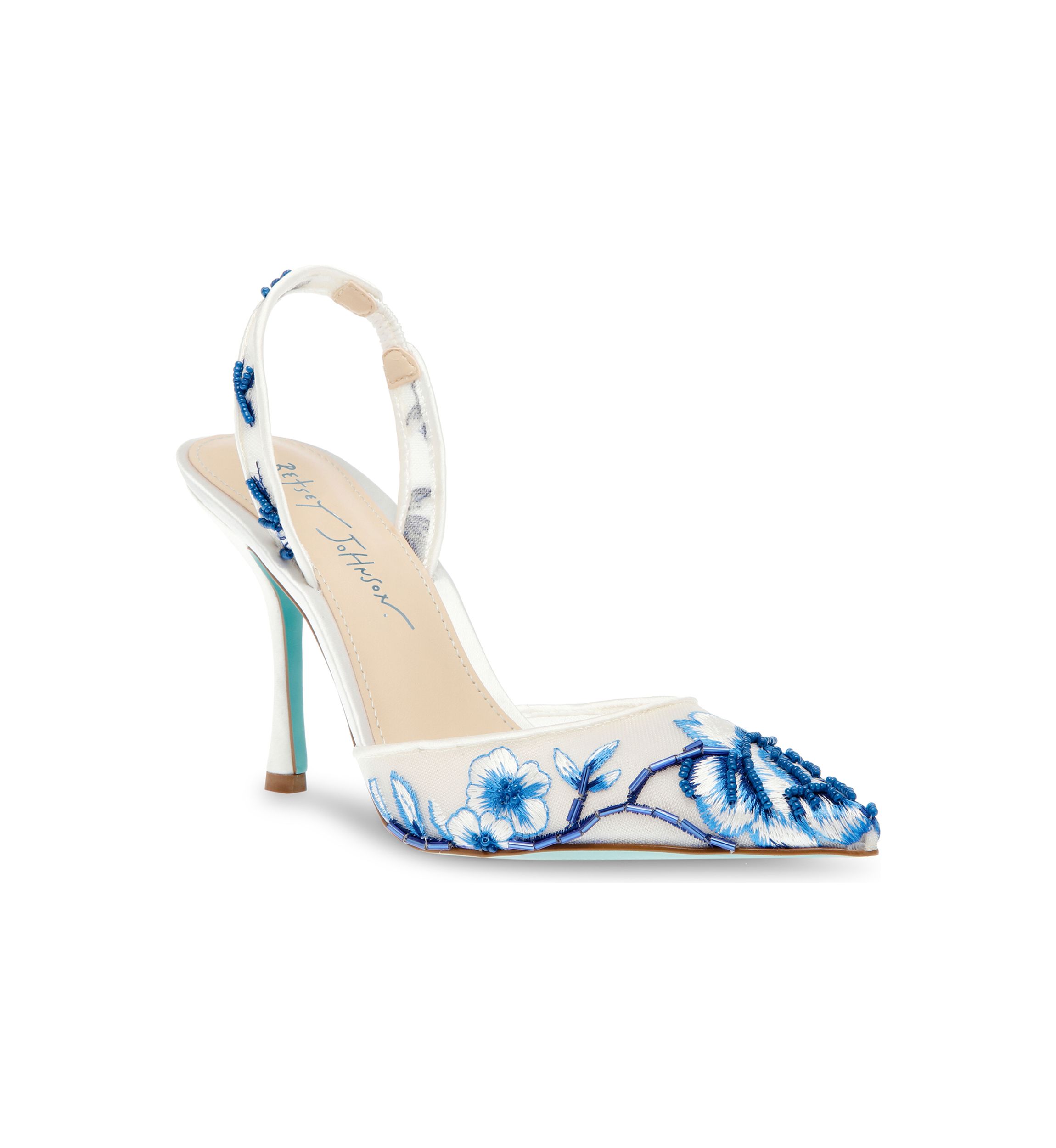 Patch Embellished Pumps
