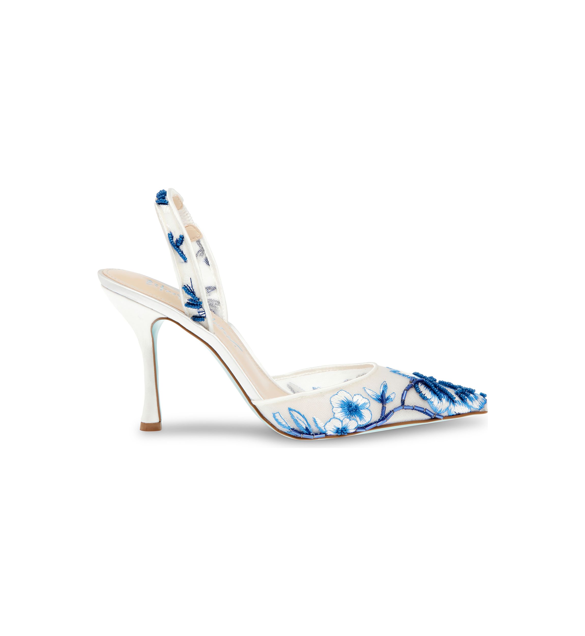 Patch Embellished Pumps