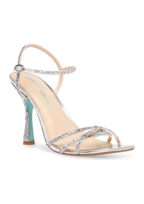 Betsey Johnson Piprr Rhinestone Dress Sandals | belk