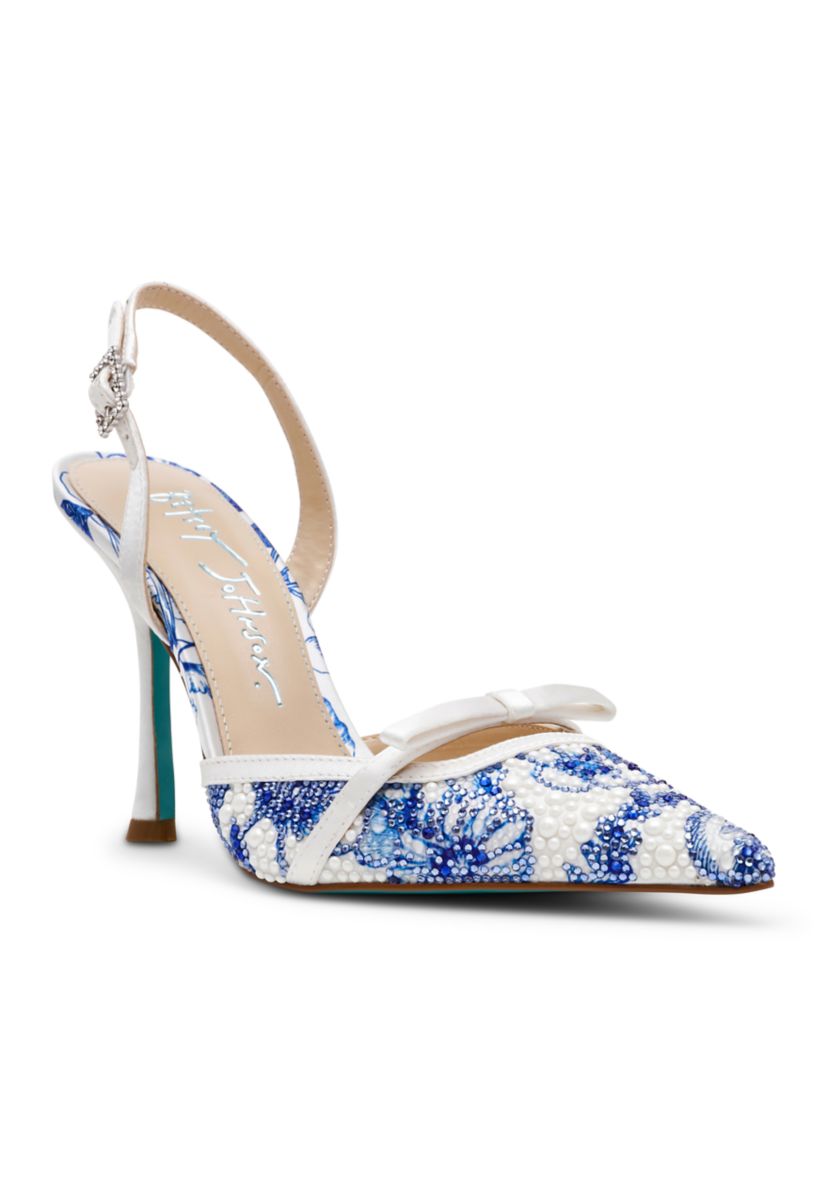 Betsey Johnson Roza Rhinestone Heels