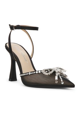Betsey Johnson Women's Winny Heels, Black, 10M