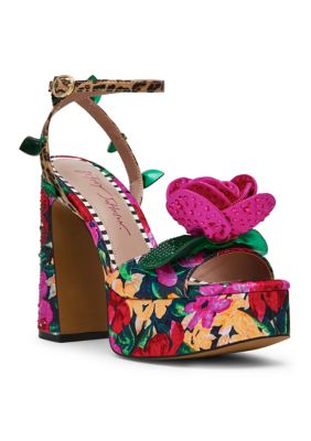 Betsey Johnson Women's ZINNIA Sandals, 11M