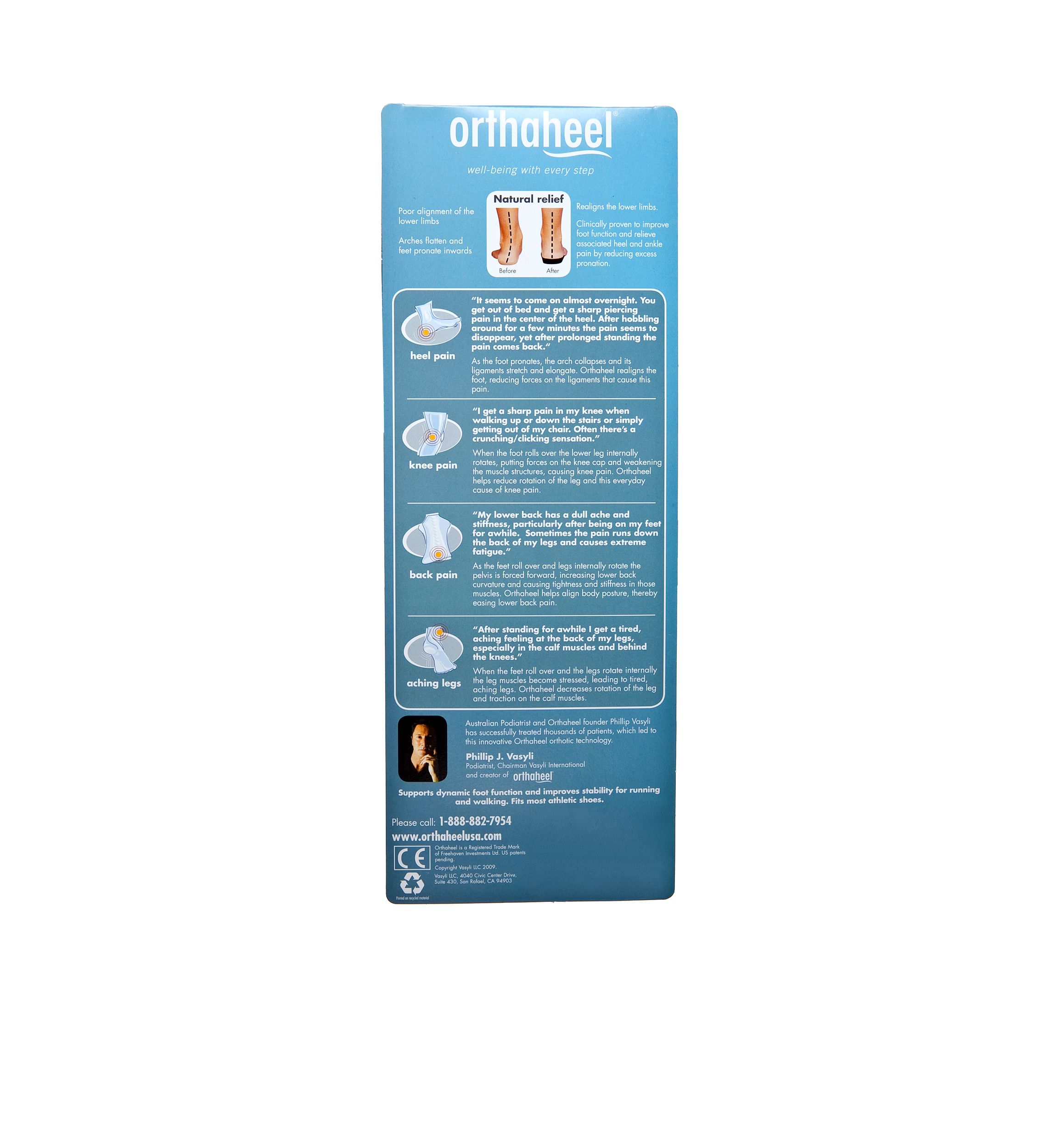 Active Full Length Orthotic Shoe Insoles