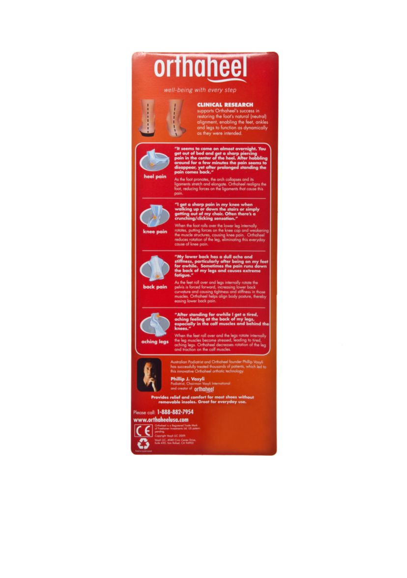 Relief Full Length Orthotic Shoe Insoles