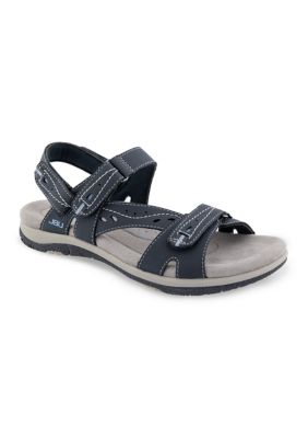 JBU Women's Stephie Sport Sandals, Navy Blue, 11M