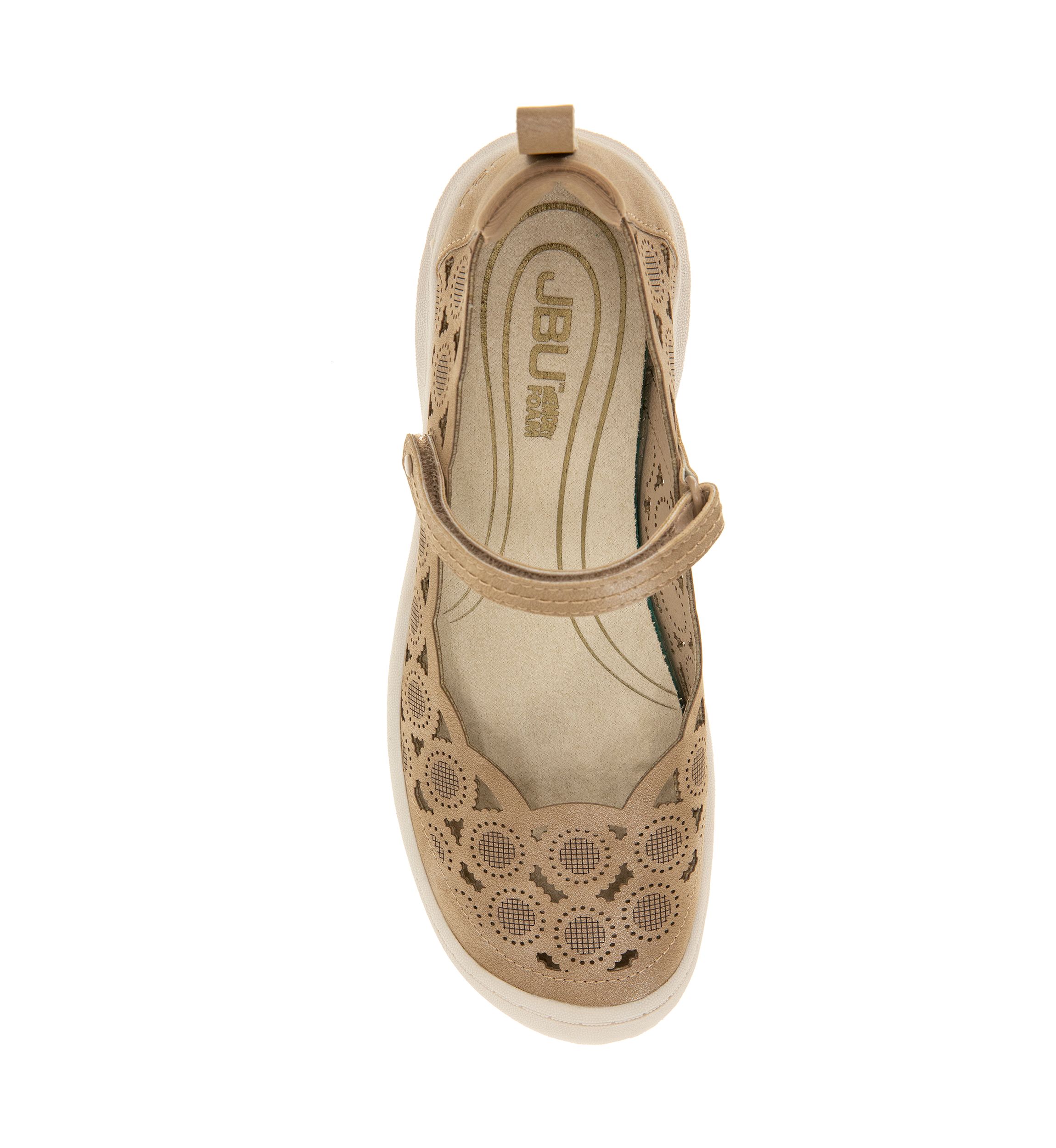 Shimmer Mary Jane Flats