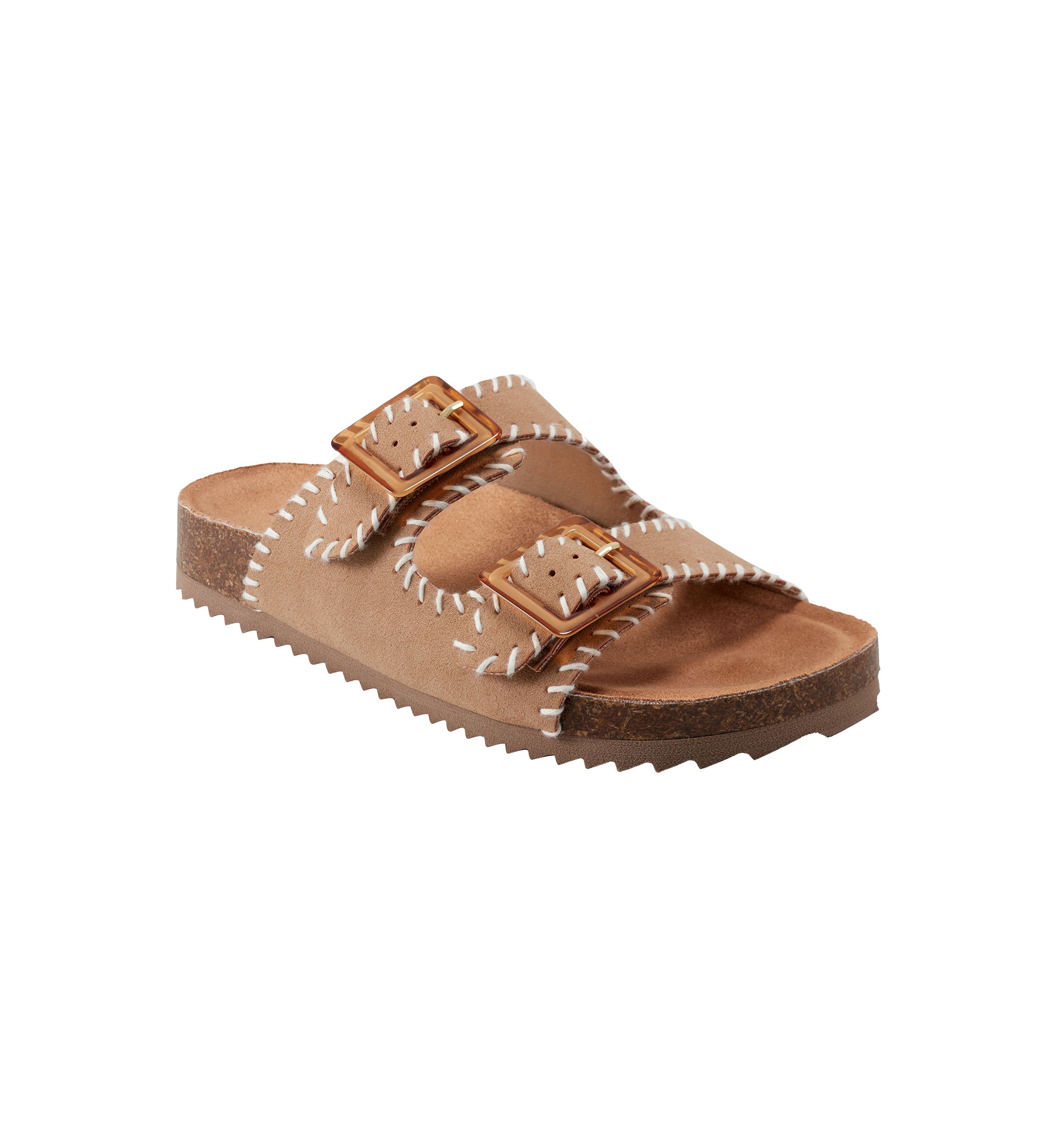 Santon Double Band Footbed Sandals