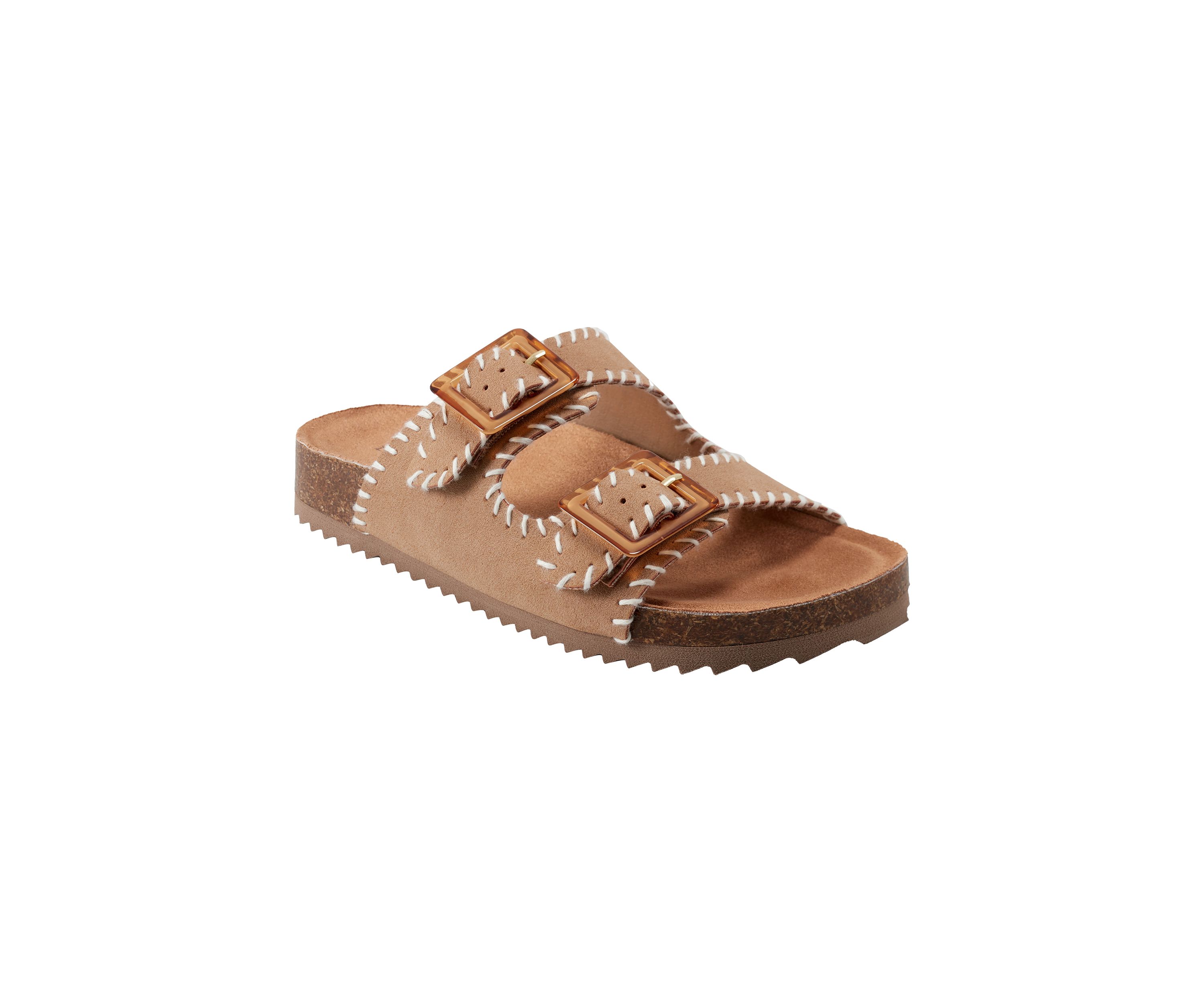 Santon Double Band Footbed Sandals