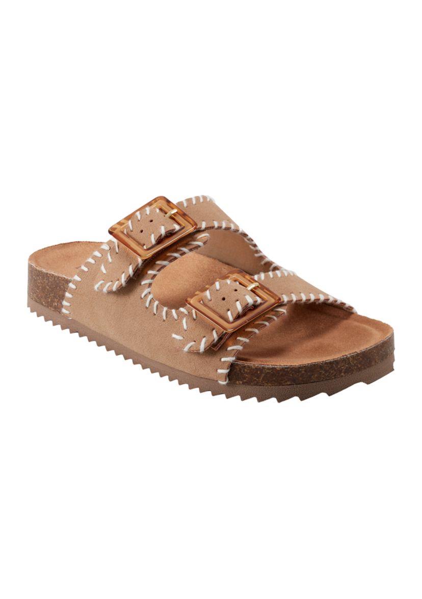 Santon Double Band Footbed Sandals