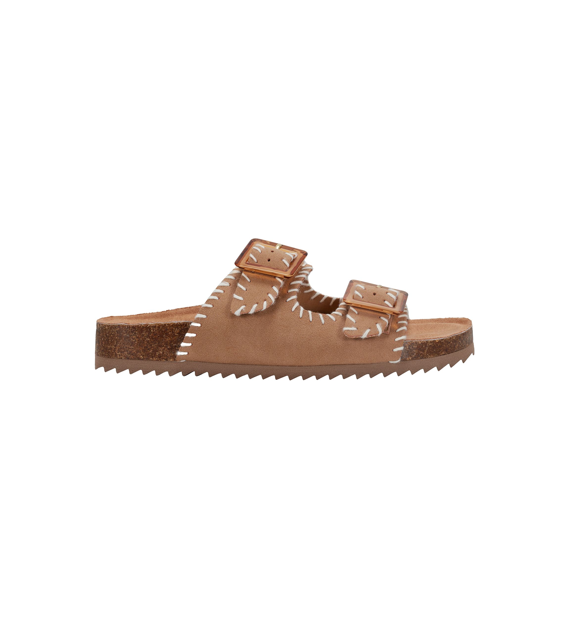 Santon Double Band Footbed Sandals