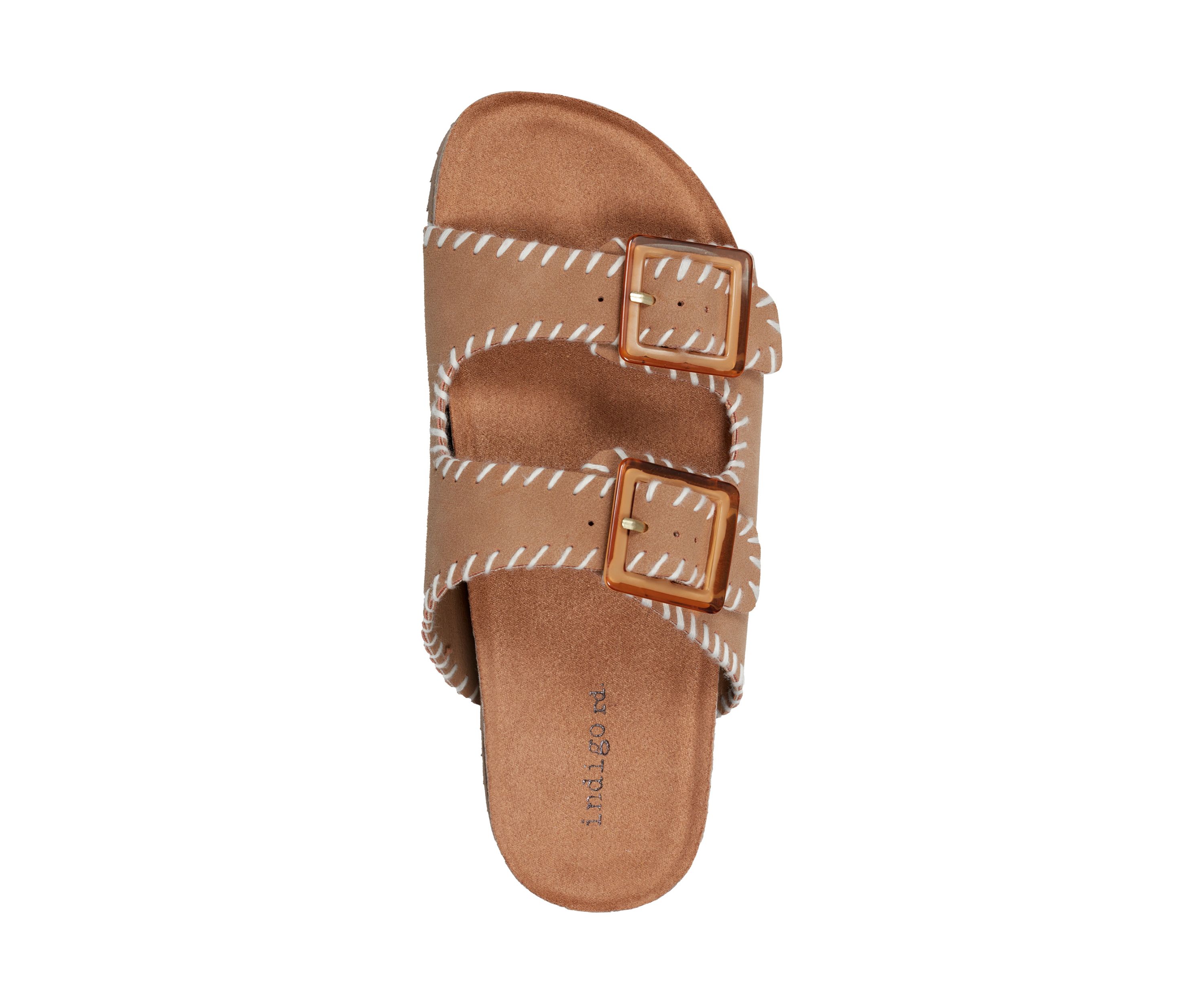 Santon Double Band Footbed Sandals
