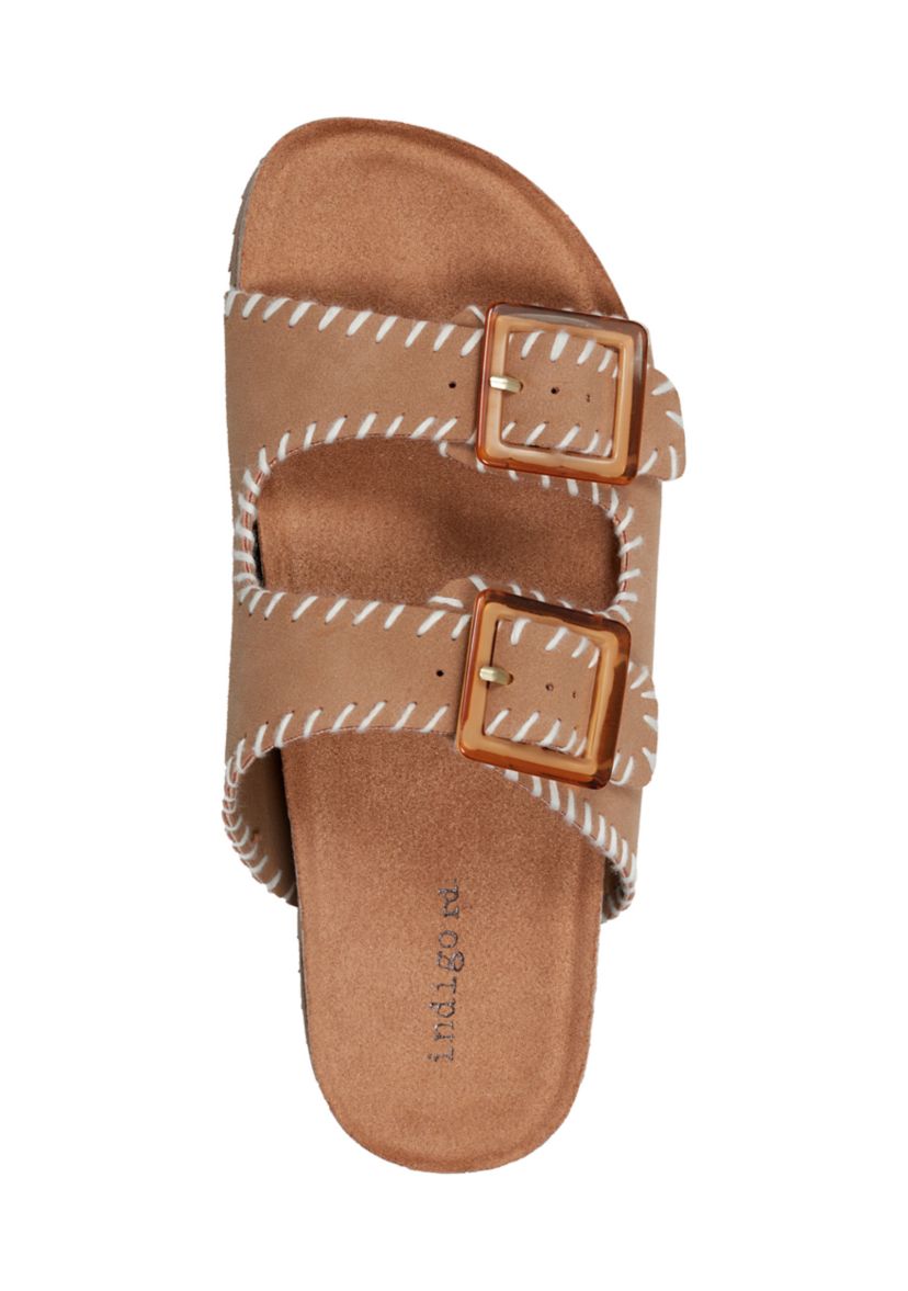 Santon Double Band Footbed Sandals