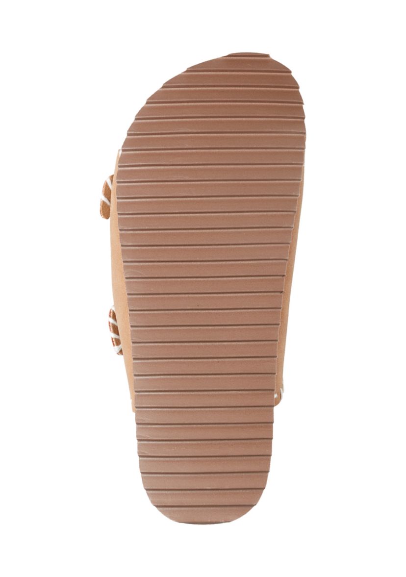 Santon Double Band Footbed Sandals