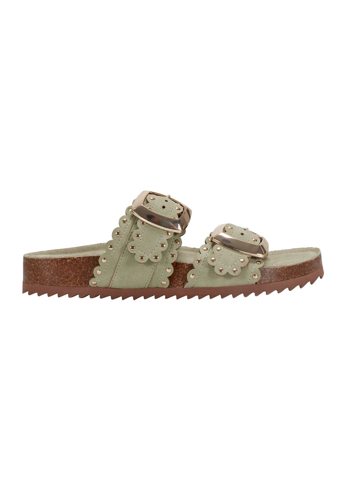 Souren Double Band Footbed Sandals