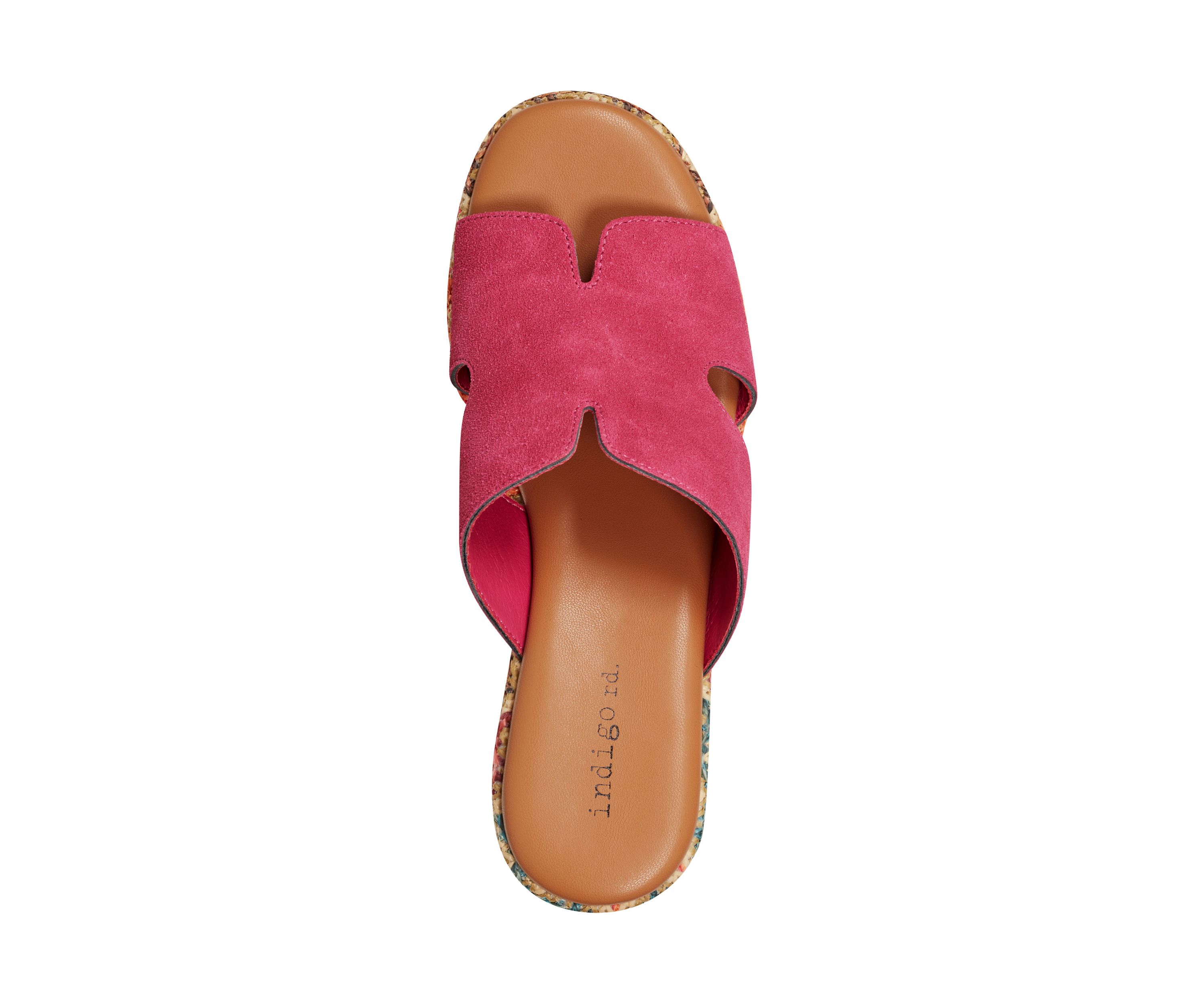 Wabian Multicolor Wedge Platform Sandals