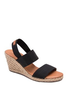 André Assous Allison Two Band Wedge Sandals | belk