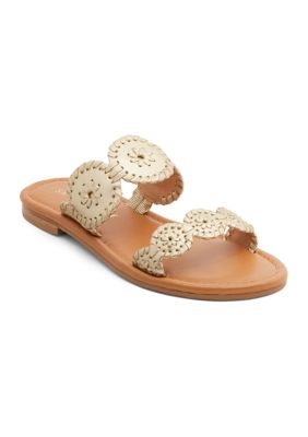 Jack rogers pineapple embroidered clearance thong sandal