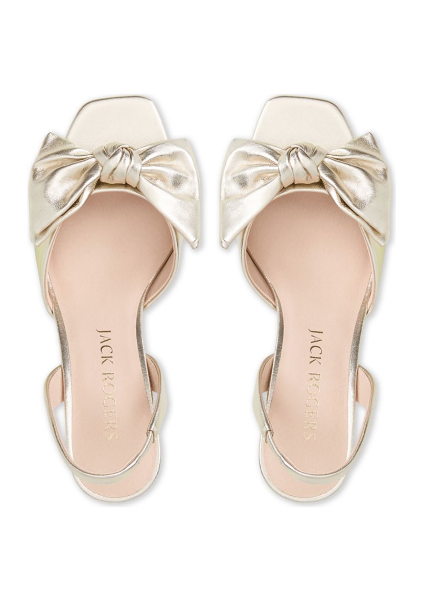 Eloise Bow Slingback Sandals