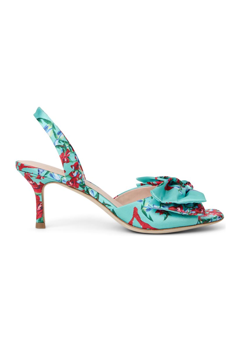Eloise Bow Slingback Heeled Sandals