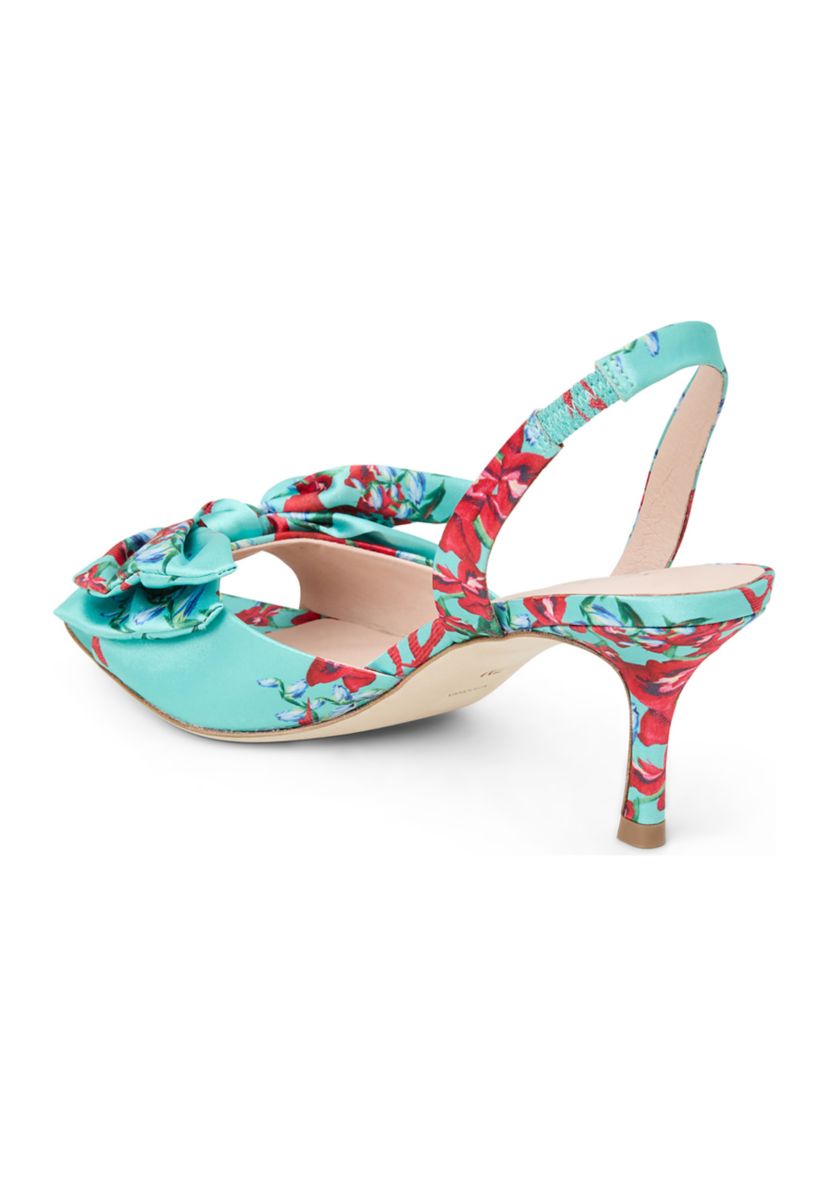 Eloise Bow Slingback Heeled Sandals