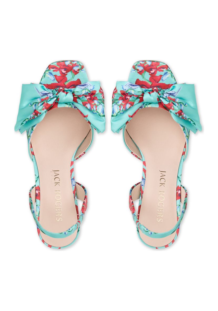Eloise Bow Slingback Heeled Sandals