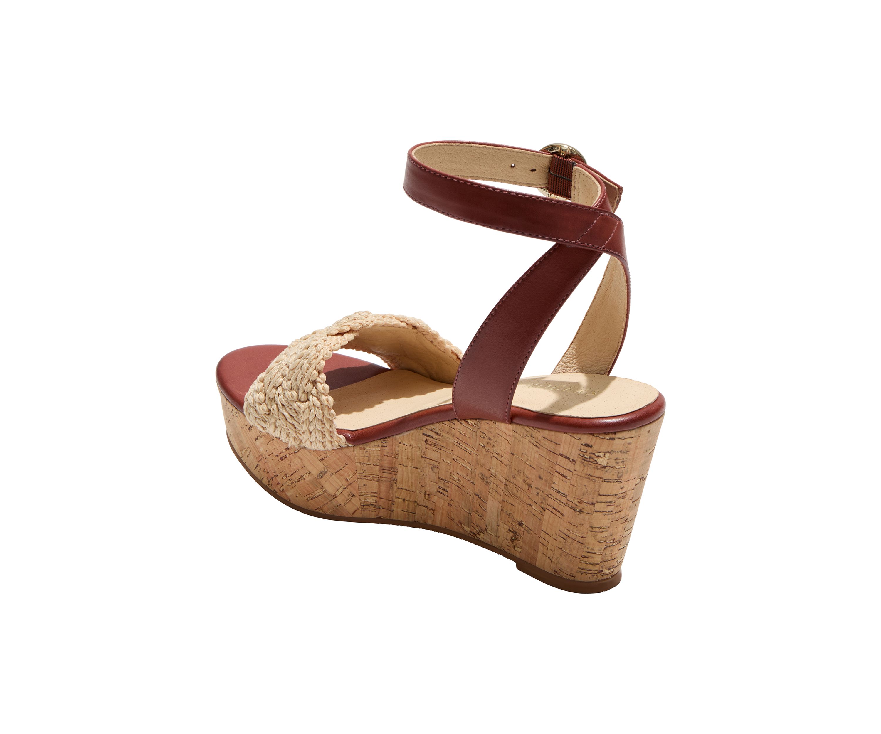 Dumont Woven Rope Wedge Sandals