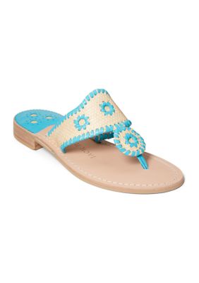 Jack Rogers Jacks Rattan Flat Sandals | belk