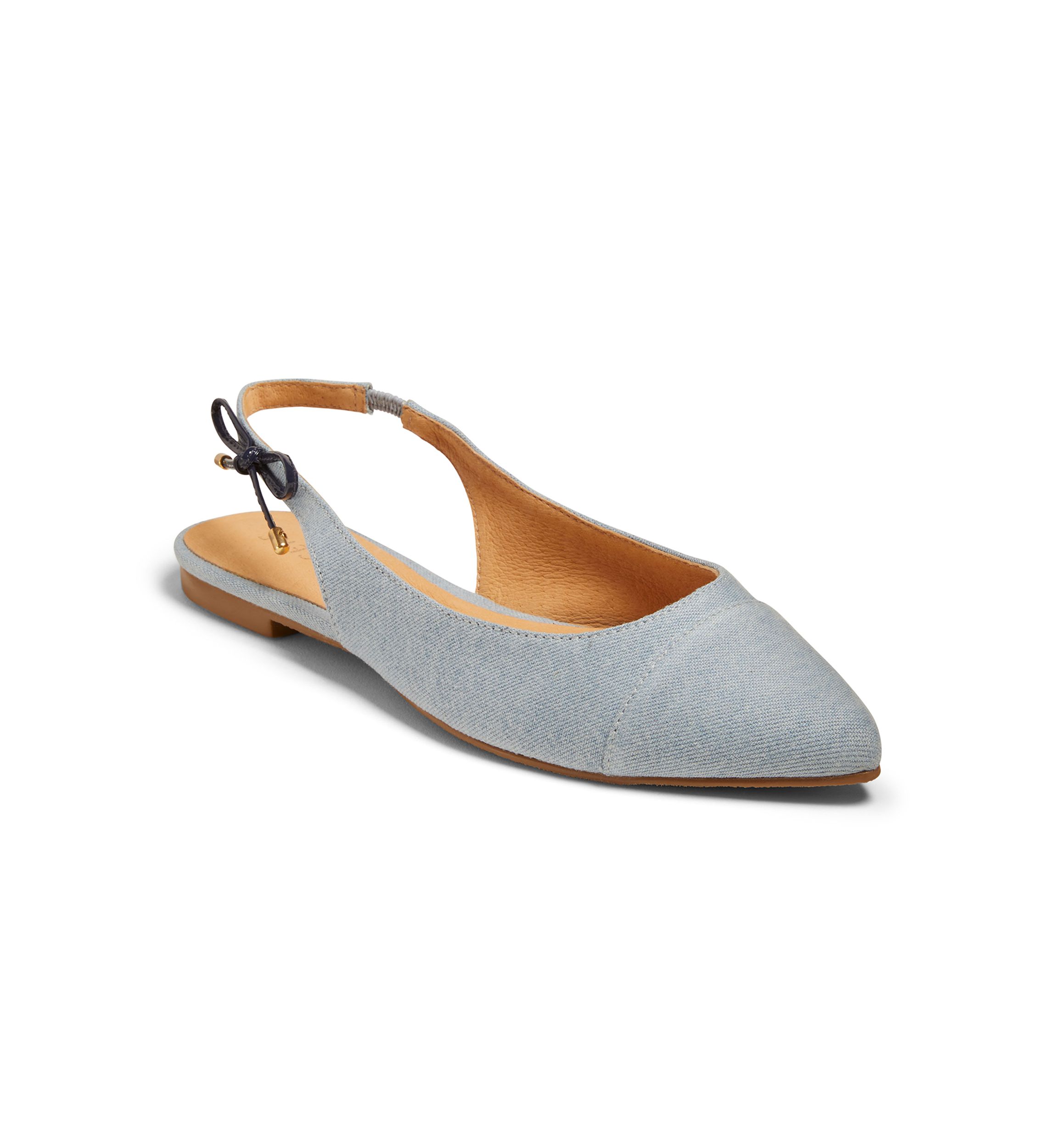 Serena Sling Back Cap Toe Flats