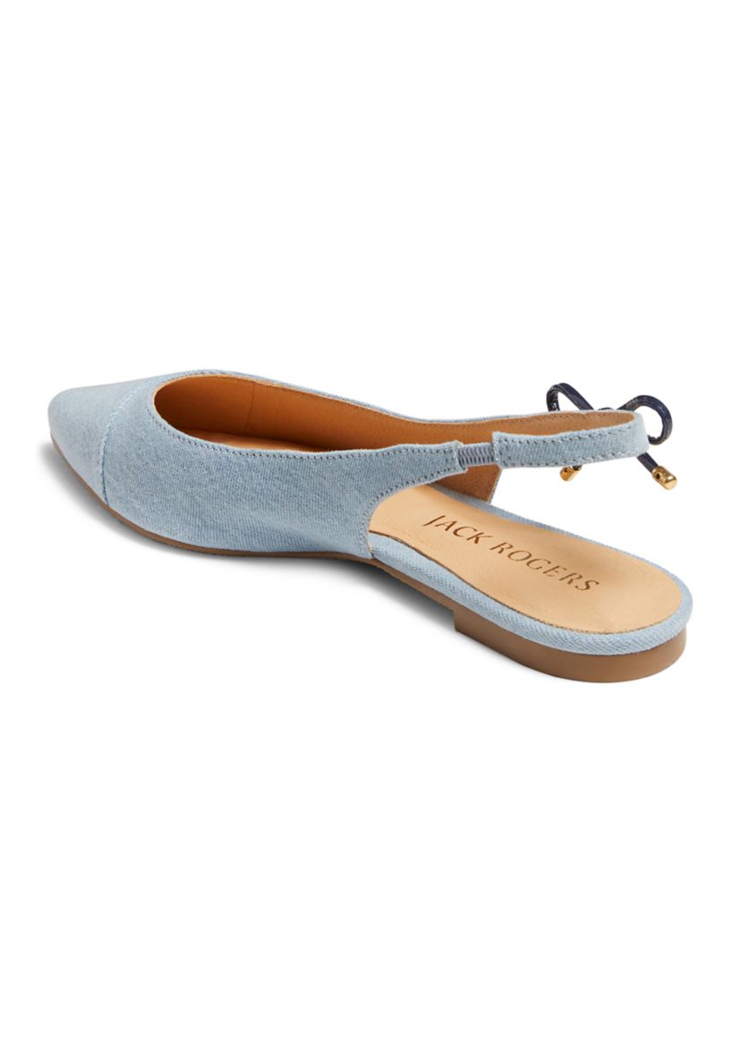 Serena Sling Back Cap Toe Flats