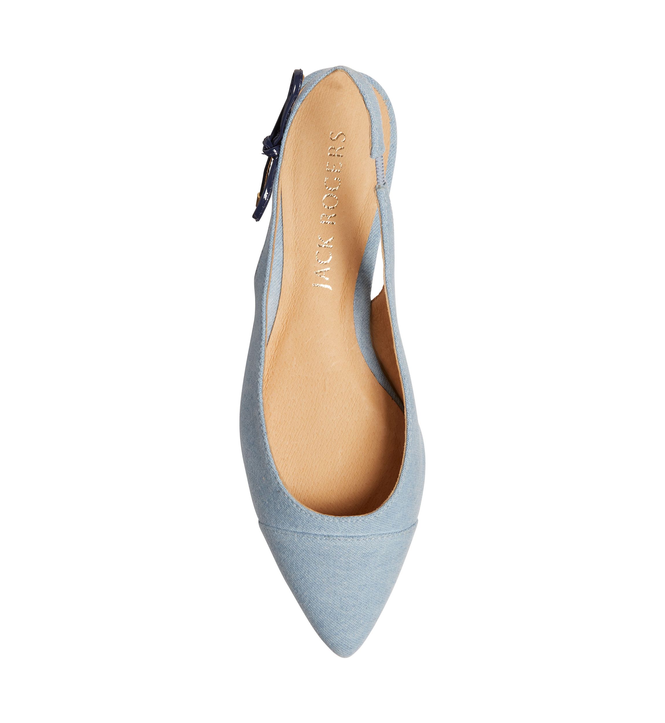 Serena Sling Back Cap Toe Flats