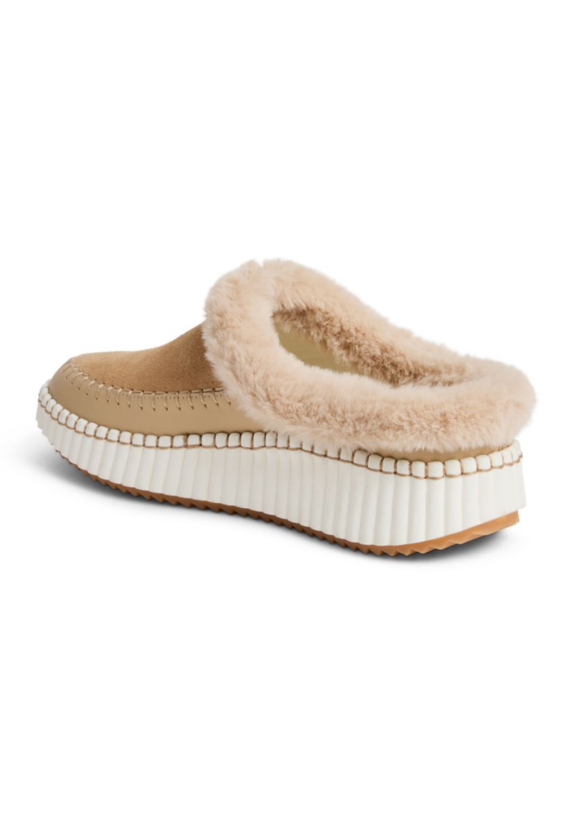 Jolie Sherpa Platform Sneaker Clogs