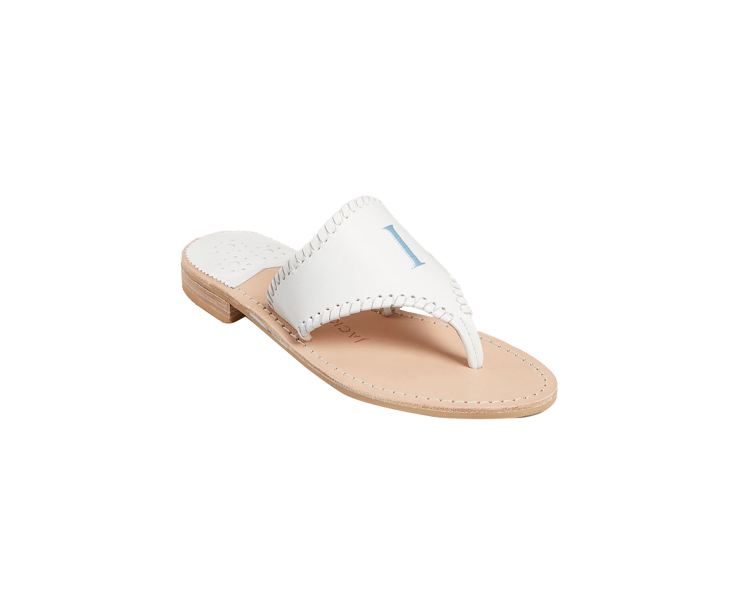 Embroidered I Do Sandals 