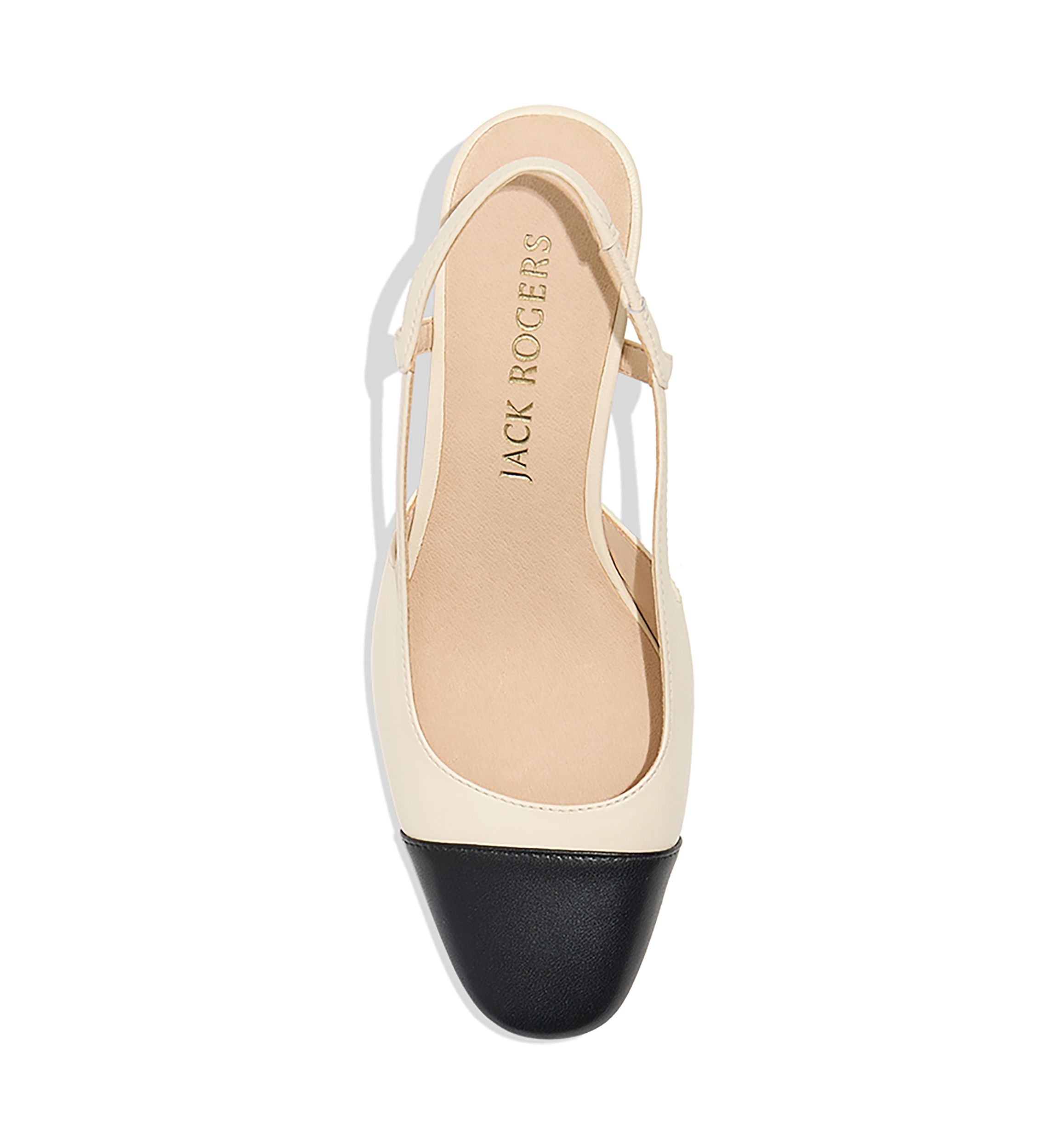Summer Cap Toe Slingback Heels