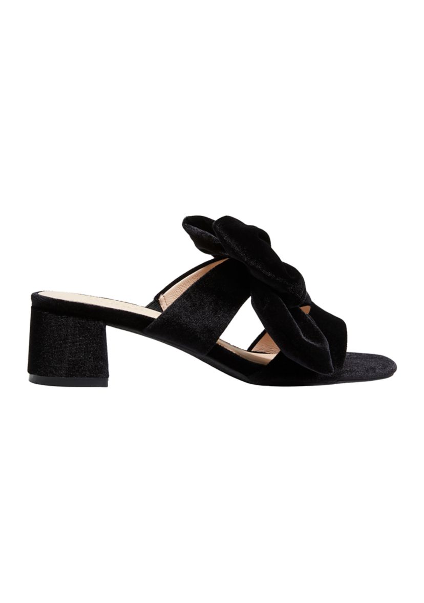 Heidi Velvet Mid Heels