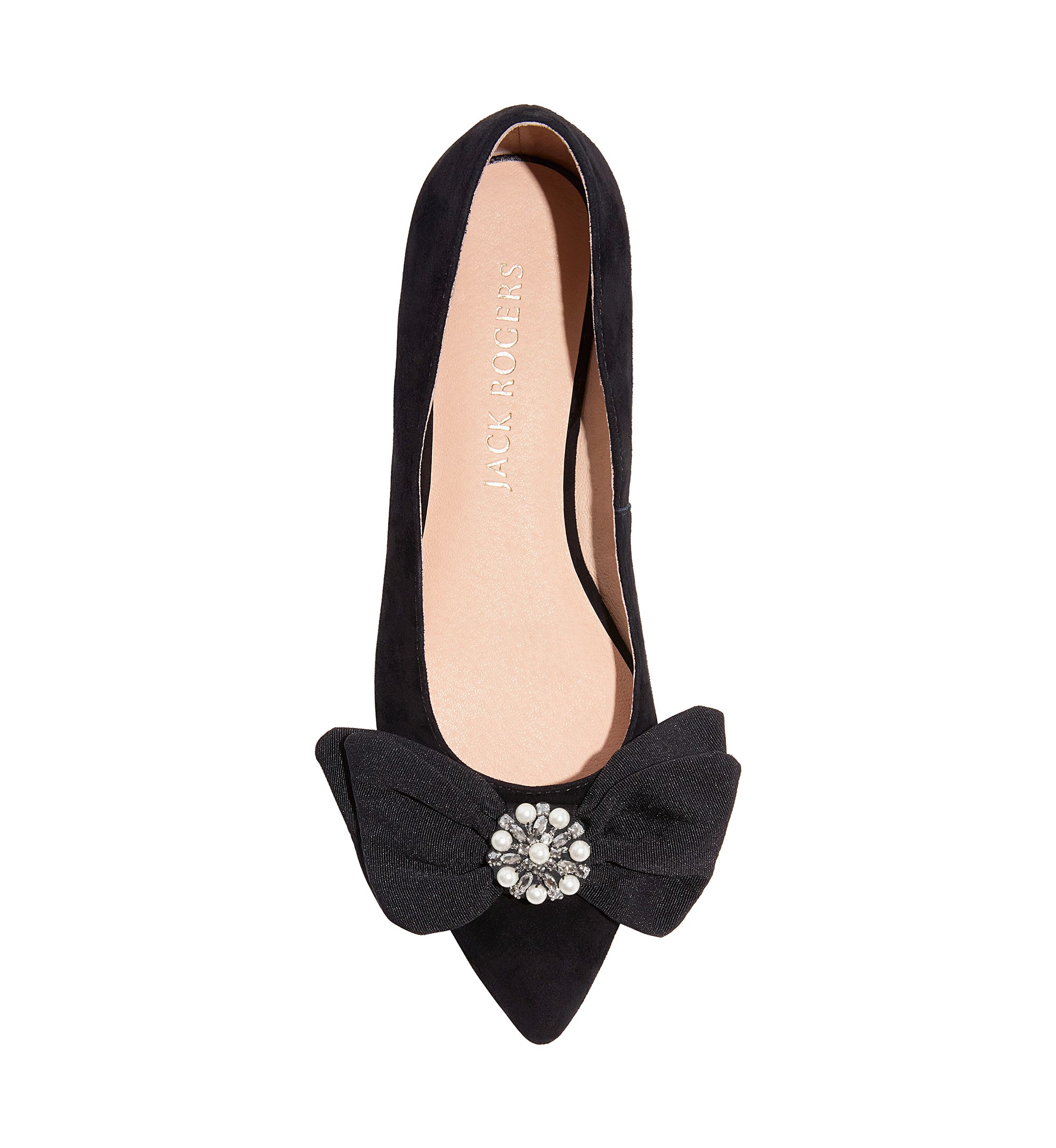 Debra Ornament Bow Ballet Flats