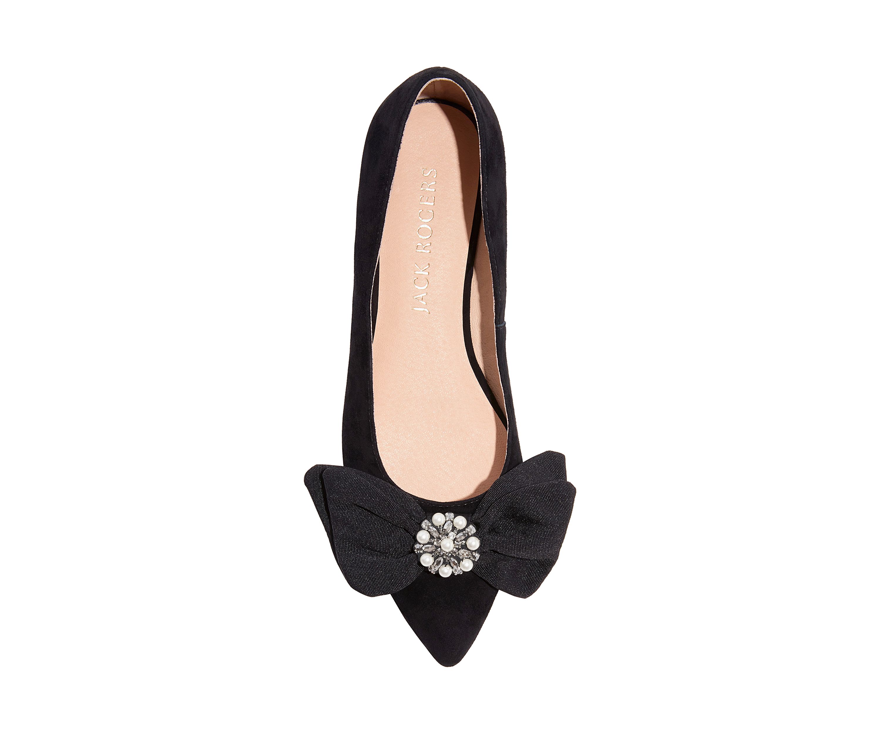 Debra Ornament Bow Ballet Flats