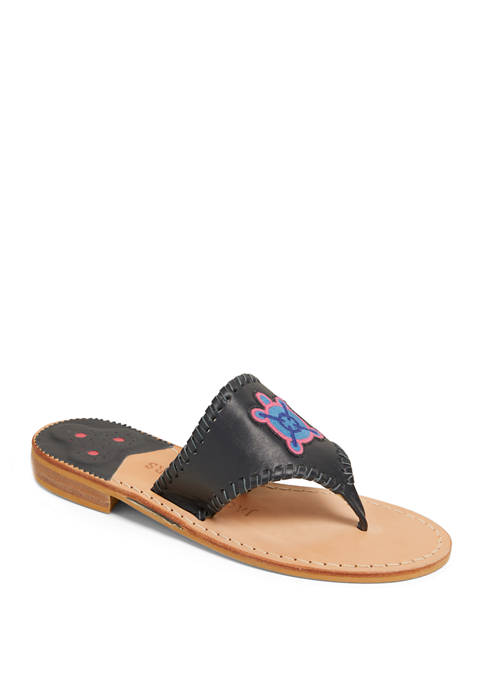 Jack Rogers Kennedy Embroidered Icon Sandals Belk
