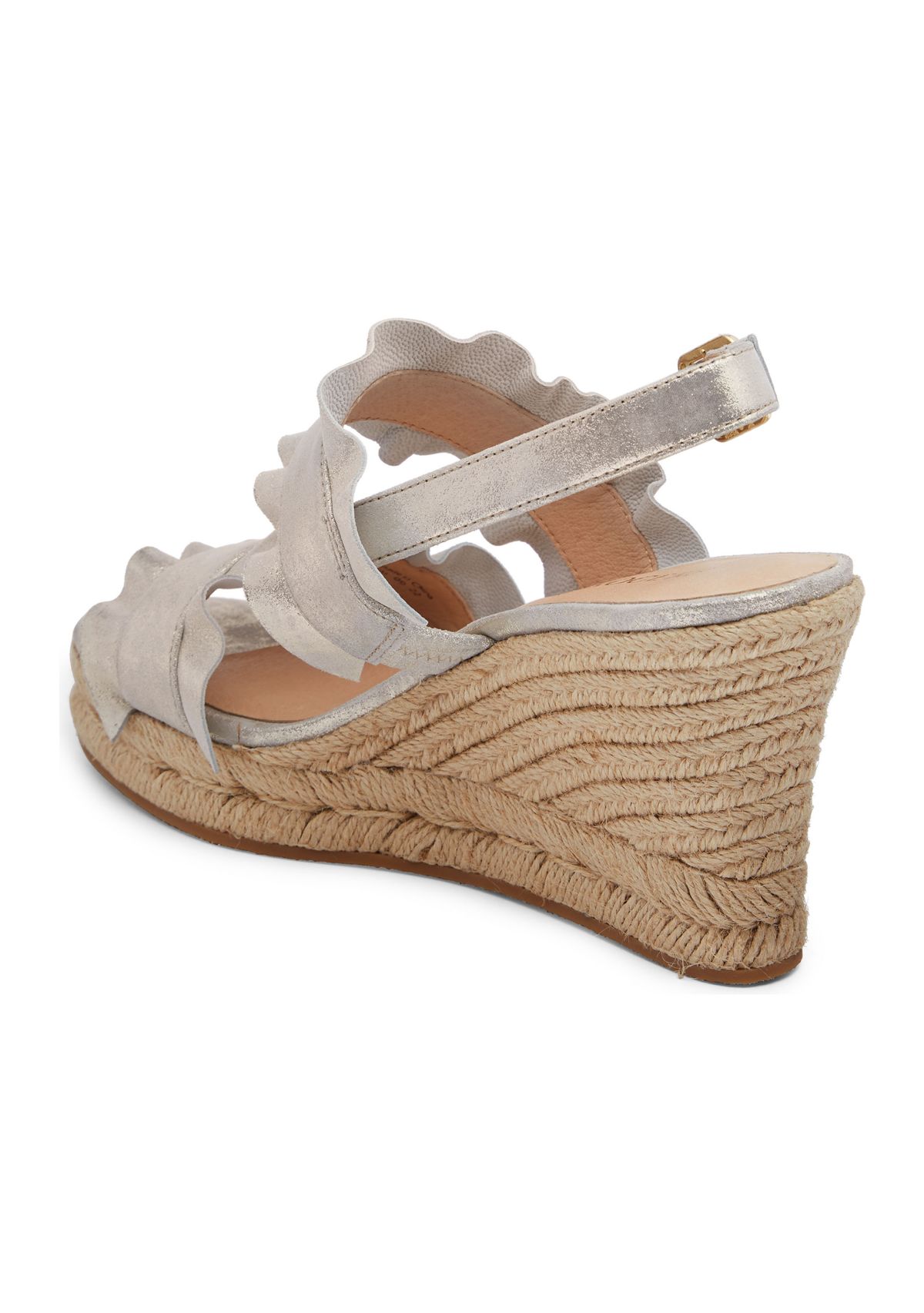 Rosie Ruffle Wedge Sandals