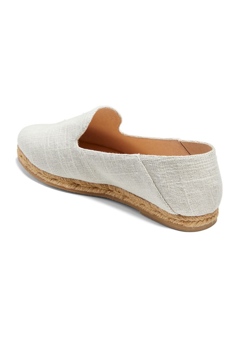 Audrey Linen Espadrille Flats