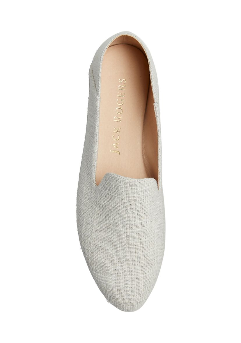 Audrey Linen Espadrille Flats