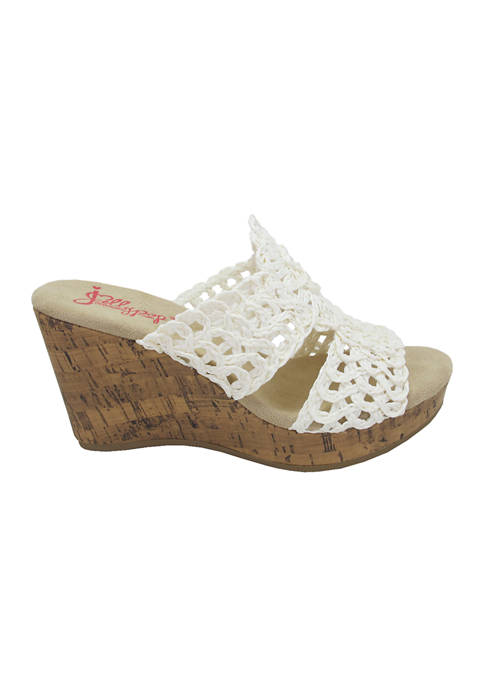 Jellypop Lainey Wedge Sandals